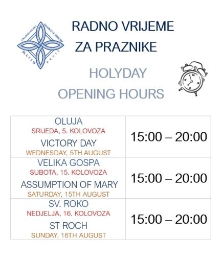 Radno vrijeme za blagdane